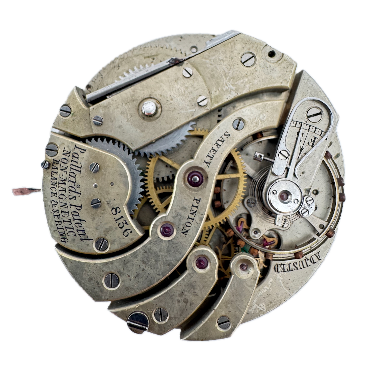 Rare Antique 43.5mm Patek Philippe Paillard Hunter Pocket Watch Movement