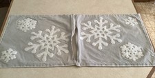 Two 18x16 Snowflake Pillowcases Winter / Christmas