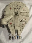 Vintage Star Wars 1982 Micro Collection Millennium Falcon Kenner Comp W Figures