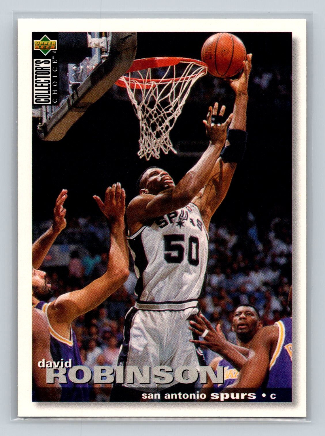 1995-96 Collector's Choice German I #143 David Robinson San Antonio Spurs