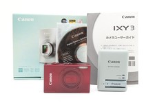 Near MINT Canon IXY 3 Red Digital Camera 10.1MP 12x Optical Zoom Tested japan