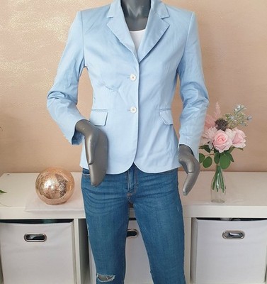 Mexx Damen Jacke Blazer Kurzjacke Baumwolle blau Gr. 36 wie neu 1 x getragen