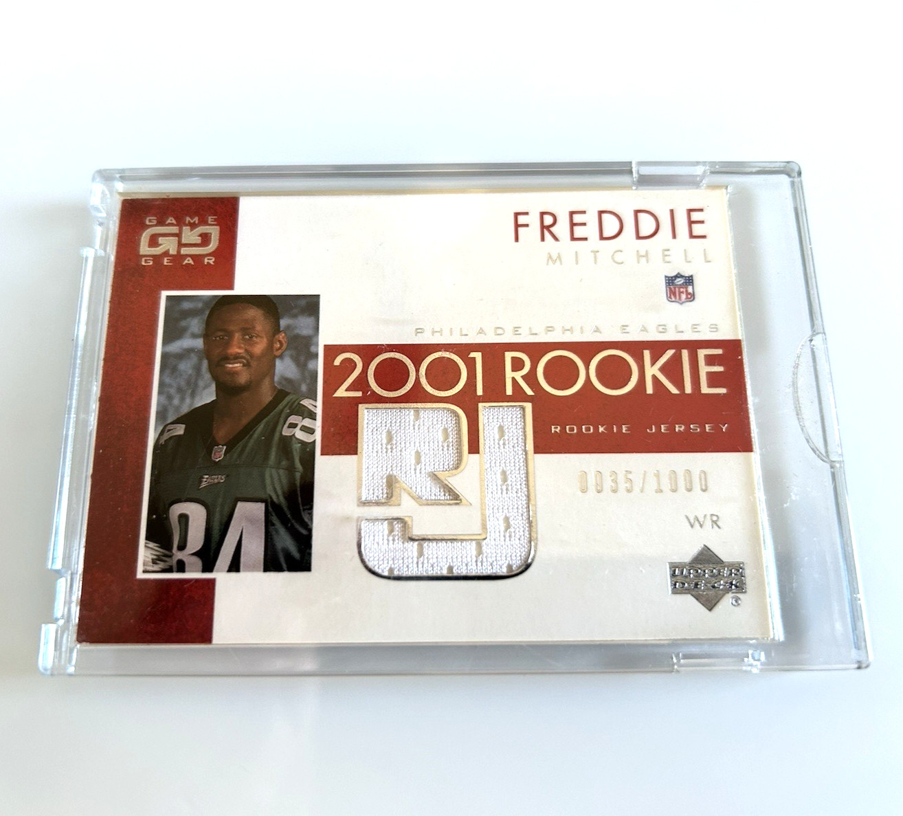 Freddie Mitchell Upper Deck Game Gear #99 Rookie Jersey
