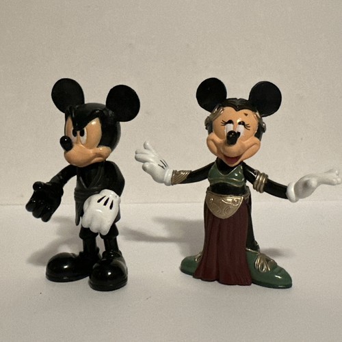 Disney Parks Star Tours Star Wars Mickey Minnie Mouse as Luke & Leia Figures