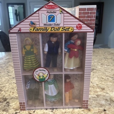 Melissa & Doug Royal Family Wooden Flexible Doll Set New NIB - Grandparents