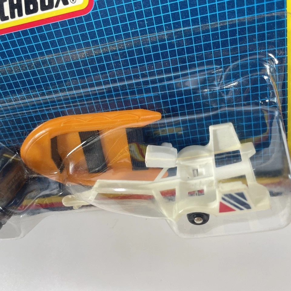 Matchbox TP-120 VW Golf GTI and Trailer W/ Inflatable Raft - Sealed - Image 3 of 4