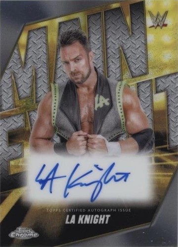 2025 TOPPS CHROME WWE CACTUSJACK ASTRO KNIGHTS NATHAN FRAZER GREEN