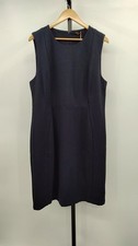 Quince Women Ultra-Stretch Ponte Sleeveless Mini Dress Navy XL
