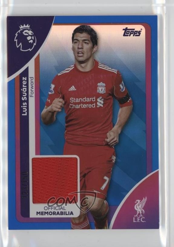 2025-26 Topps Premier League Relics Blue Rainbow /150 Luis Suarez Suárez 0t9q