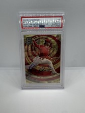 Panini 2023 Chronicles Spectra-Gold Vinyl Ben Joyce #65 Rookie 1/1 Auto PSA 9