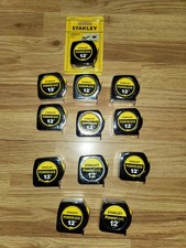 Stanley 33-312 12' ft x 3/4" Tape Measures - Quantity 12 New And Used