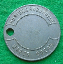 Ruston & Hornsby ltd Lincoln, Wages Check/Tally  (N-325)