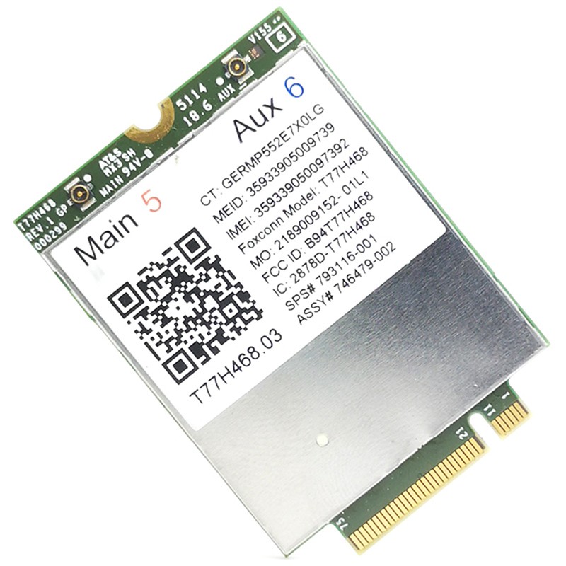 4G Module LT4211 T77H468 GOBI5000 LTE/EV-DO/HSPA+WWAN Card SPS:793116-0019050 view 2