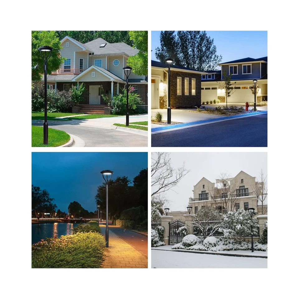 Светодиодная стойка верхний свет 60 Вт круглый, DLC/ETL перечислены LED улицы области стойка верхний, вне... - Изображение 3 из 4