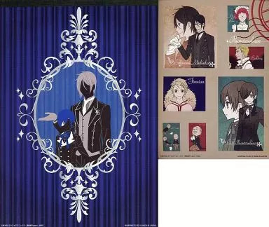Phantomhive House Notebook Ciel Sebastian Memo Pad Stationery Set