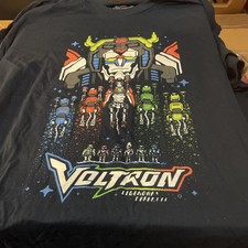 Voltron Legendary Defender 8-Bit T-Shirt Loot Crate Exclusive - Men's 3XL