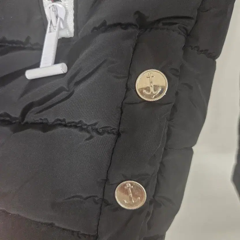 Tommy Hilfiger Style Black Padded Coat with Stripes thumbnail 5