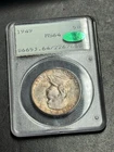 1949 P Franklin Half Dollar PCGS MS64 CAC OGH Rattler Monster Toned Coin (3544)