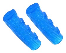 Sparkle Blue Oval Classic Cruiser Bicycle Grips Schwinn Phantom Prewar Style.
