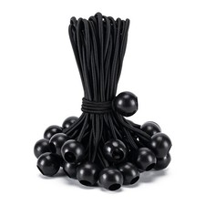 30 Pack Ball Bungee Cord, 9 Inch Heavy Duty Bungie Cord Balls Canopy Tarp Tie...