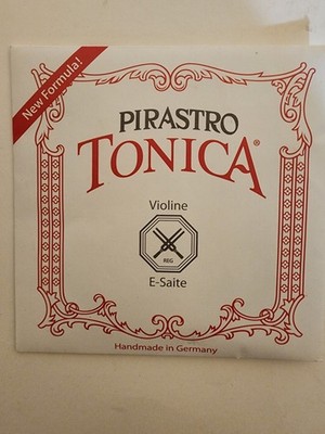 Pirastro Tonica  4/4 Single E String Medium Silvery Steel  Ball End