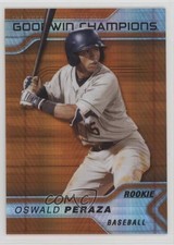 2023 Upper Deck Goodwin Champions Platinum Orange Prism /499 Oswald Peraza 7l6