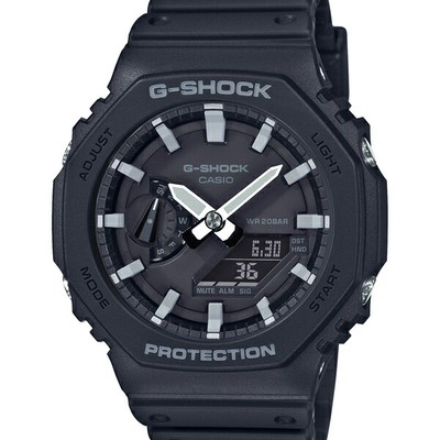 Unbenutzte CASIO G-Shock GA-2100-1AJF Carbon Core Black Herrenuhr in Box