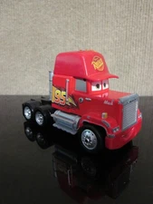 Disney Pixar Cars Mack FCX78 Red Semi Truck Mattel Missing Top of Muffers/Stacks