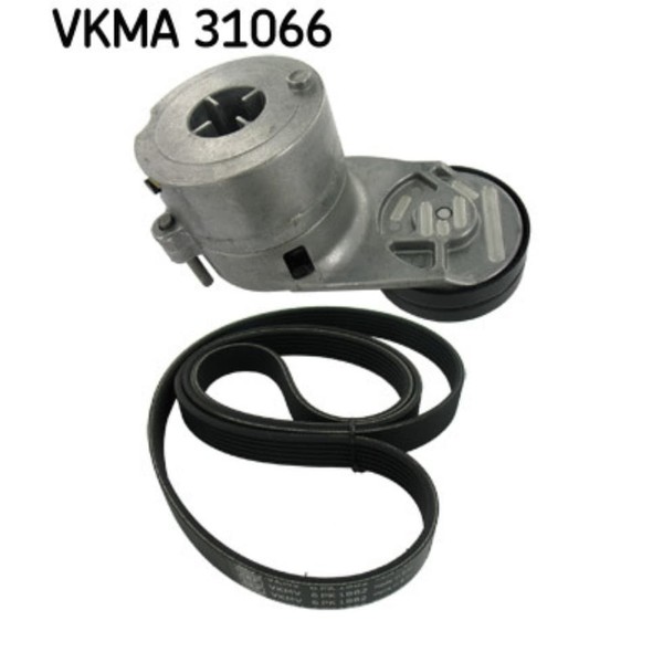 Keilrippenriemensatz SKF Vkma 31066 FüR Audi VW Skoda A4 B5 Avant A6 C4-image