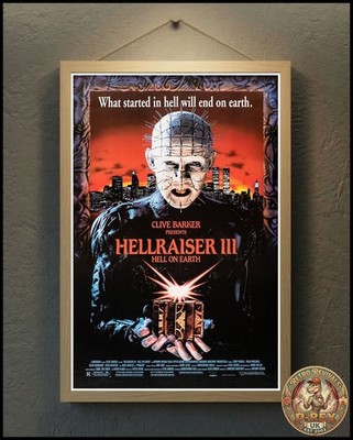 Hellraiser III Hell On Earth Repro Filmposter - 24x16