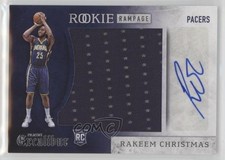 2015-16 Panini Excalibur Rookie Rampage Jumbo Jersey Rakeem Christmas Auto 2b2