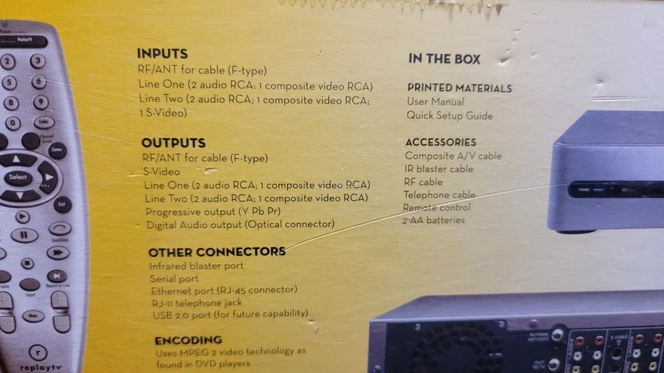 Replay TV RTV5508 Digital Video Recorder - Image 4 of 4