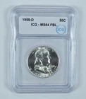 1958-D Franklin Half Dollar MS64 FBL ICG *0901