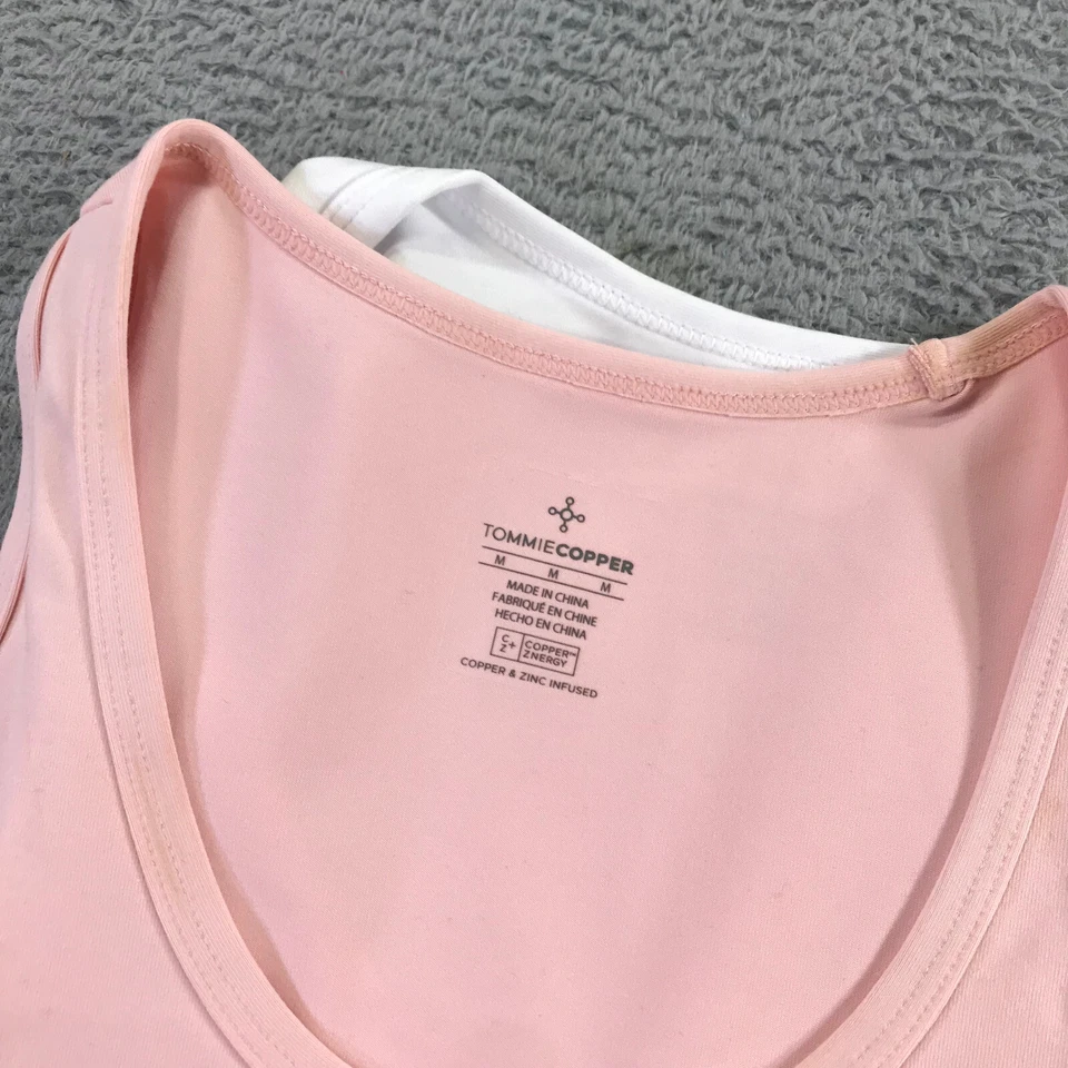 Camiseta sin mangas TOMMIE COBRE para mujer mediana PACK Core blanca rosa nueva con etiquetasdsfdsf Foto 4 de 4
