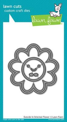 Lawn Fawn, lawn cuts/ Stanzschablone, outside in stitched flower