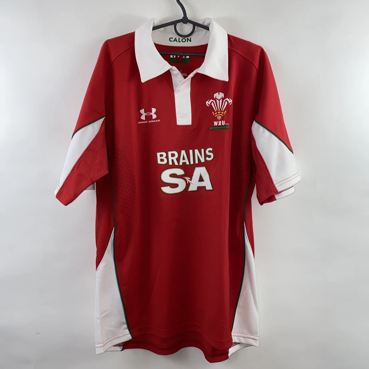 Wales Home Rugby Union Shirt 2008 2009 UNDER ARMOUR CALON RED