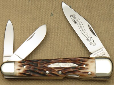 Vintage PARKER CUT CO JAPAN Scarce Lockback Whittler Knife