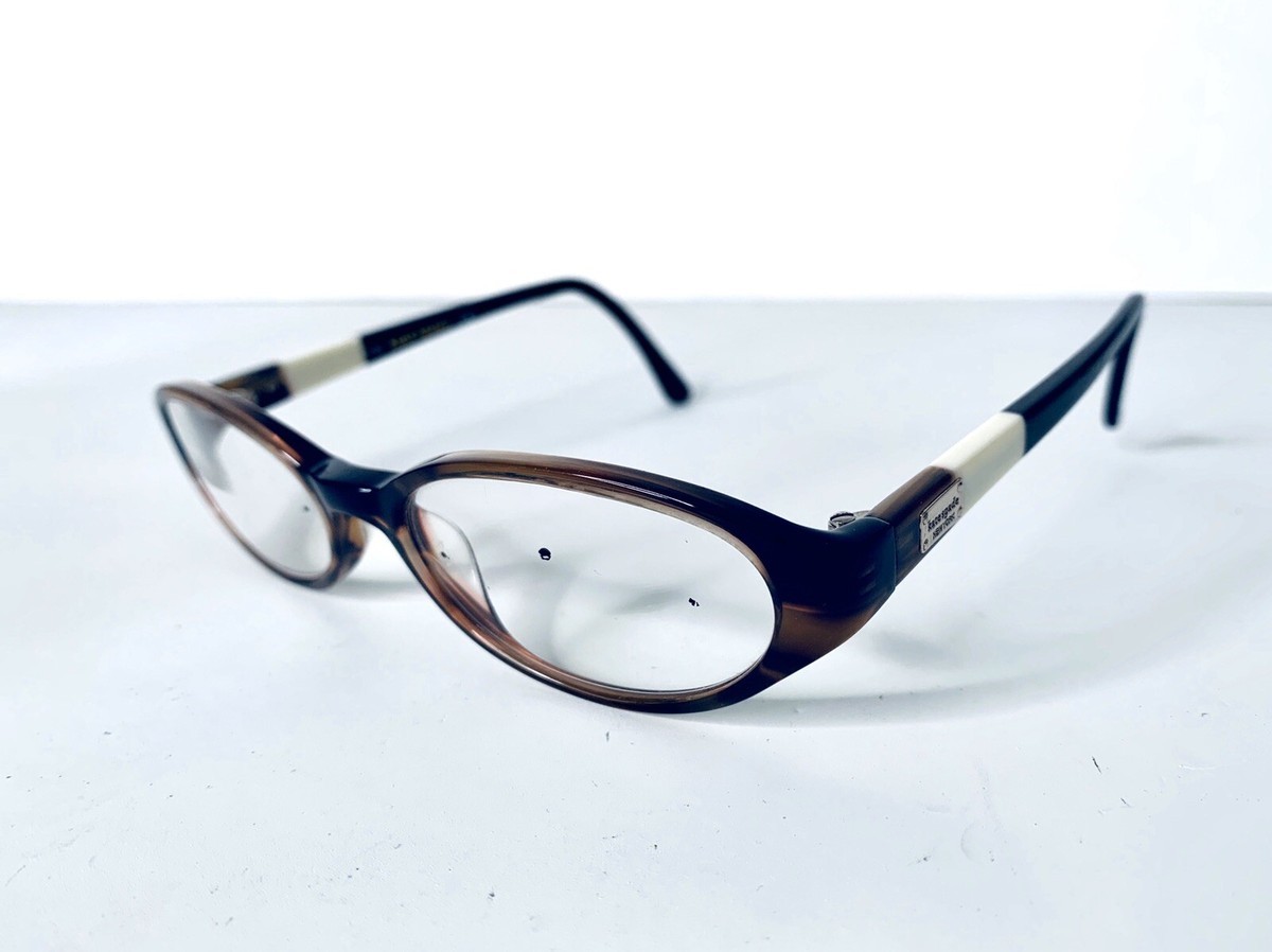 Kate Spade Tortoise Frame W White Black Temples Glasses