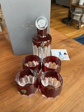 Ultimate MAKERS MARK COLLECTOR Waterford Talon Red Decanter & 4 DOF