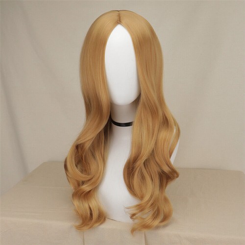 M3GAN Cosplay Wig AI Doll Robots Megan Long Hair Costume Halloween Women Girl - Picture 6 of 7