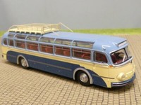 1/87 Brekina Mb O 6600 H Hellblau/Elfenbein 50506