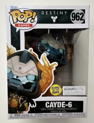 Funko Pop! Destiny Cayde-6 Glow Bungie Store Exclusive 962 NO CODE w/Protector