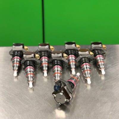fuel injector set for 1999-03 ford power stroke 7.3L f-e series heui ad NO CORE!