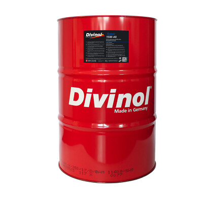 1 x 200 L (6,63  /L) Motorenöl Divinol Super SAE 15W-40 49623 PKW LKW BHKW NKW