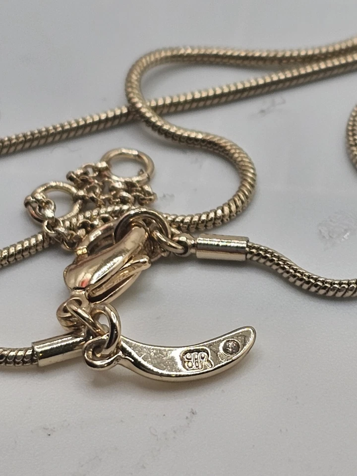 Banana Republic Lapis Howlite? Двусторонний камень подвеска ожерелье подписанный - Изображение 4 из 4