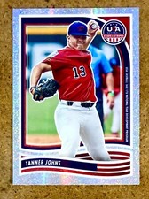 2024 Panini Stars & Stripes Baseball Opening Day Sparkle Tanner Johns #171 NTDP