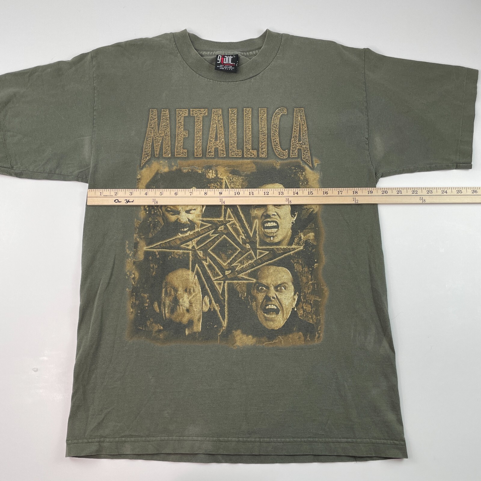 Vintage Metallica Poor Touring Me Shirt 96/97 Giant Tag Sz Large Made In USA