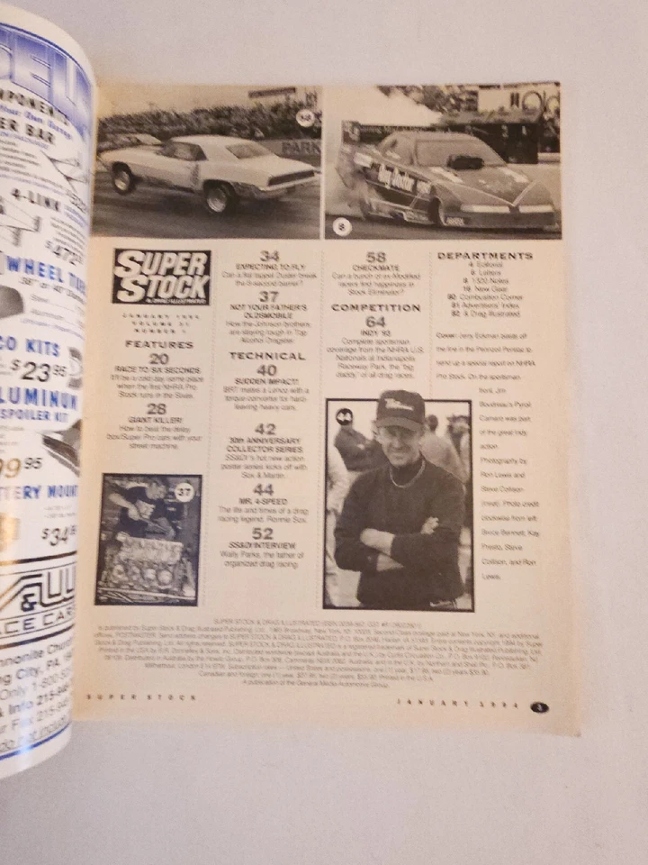 1994 January, Super Stock Magazine, Stock Eliminator, (MH914) - Imagem 2 de 3