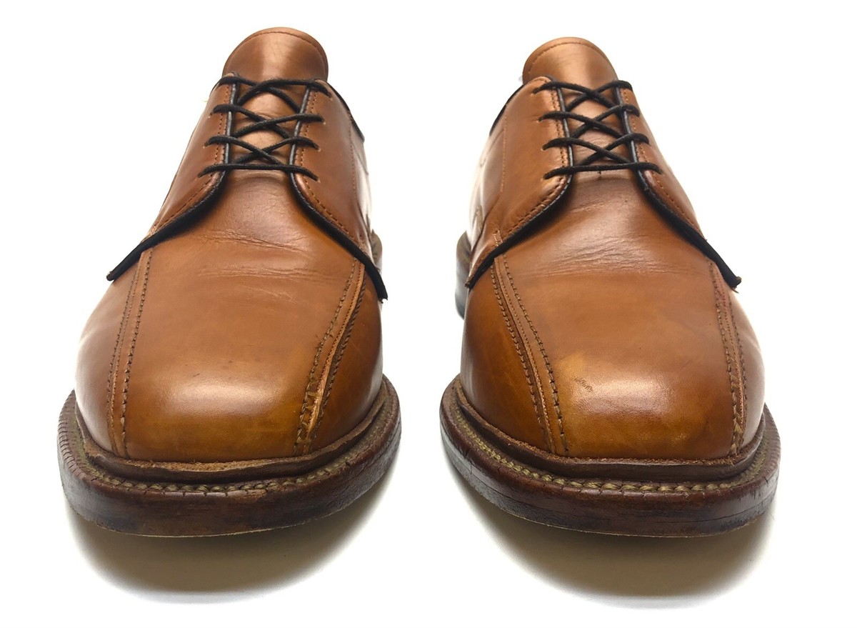 Mens Allen Edmonds 5954 Hillcrest Brown Bicycle Toe Oxford Dress