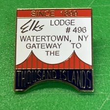 Elks Pin - Watertown NY - Lodge # 496 - Gateway To The Thousand Islands